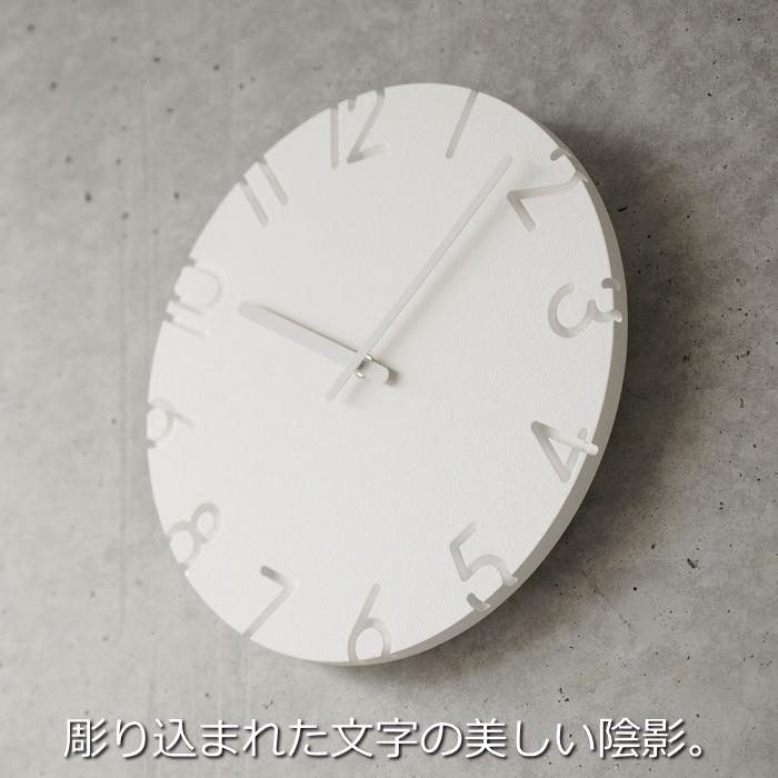 Lemnos（レムノス） 掛け時計 カーヴドLサイズ CARVED L NTL10-19A
