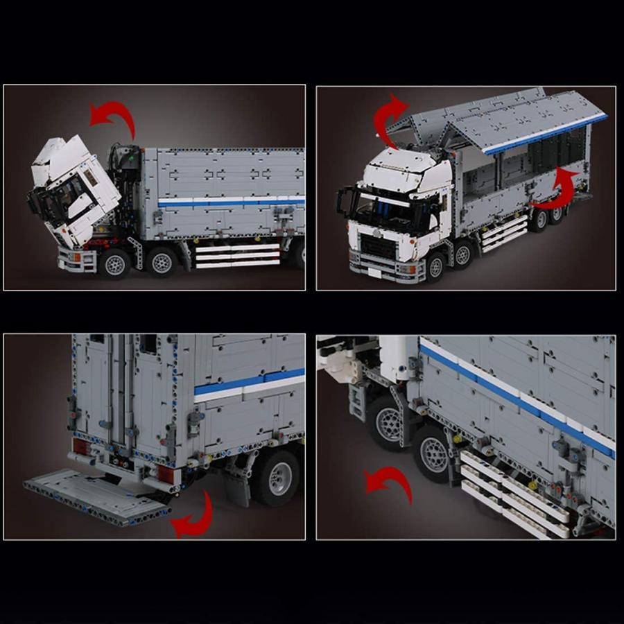 テクニックウィングボディトラックビルディングセットトラックモデル、6モーター、ビルディングブロック、大人と子供向けのleg0ギフトと互換性あり、416 