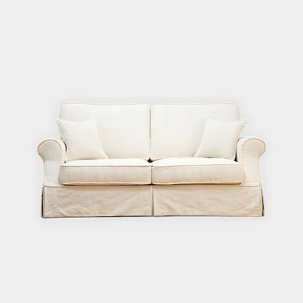 カントリーカバーリング2.5人掛けソファ（Aタイプ）/生地39002-2