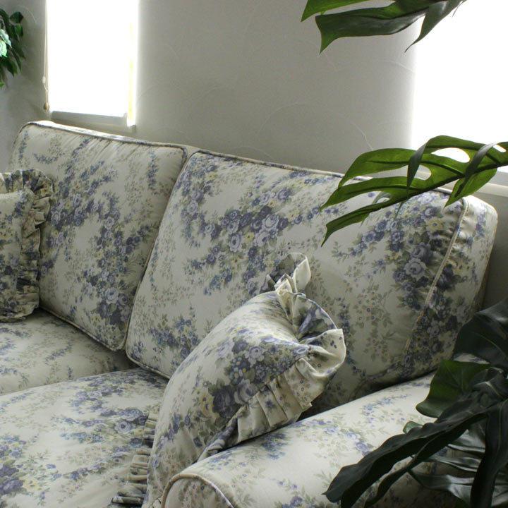 カントリーカバーリング2.5人掛けソファ（Aタイプ）/生地39002-2