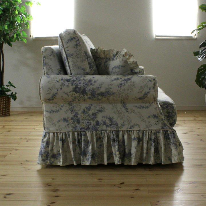 カントリーカバーリング2.5人掛けソファ（Aタイプ）/生地39002-2