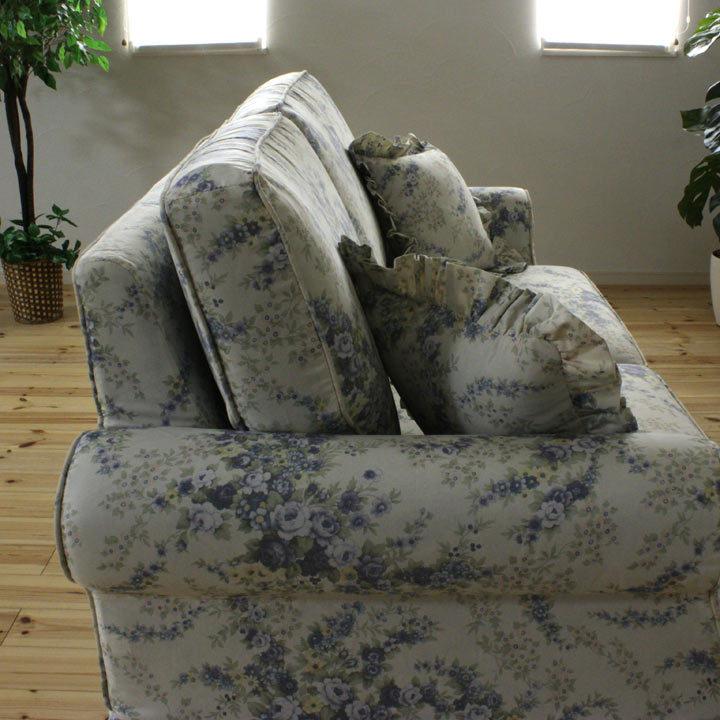 カントリーカバーリング2.5人掛けソファ（Aタイプ）/生地39002-2