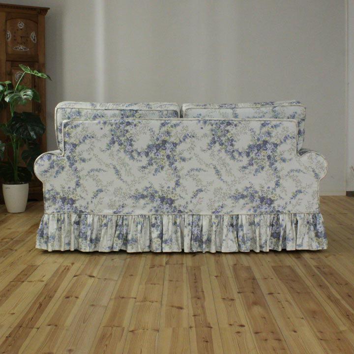 カントリーカバーリング2.5人掛けソファ（Aタイプ）/生地39002-2