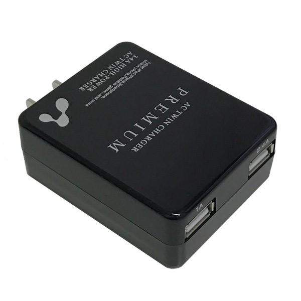 USB2ポート AC充電器　(AC-2D201W、CM-520W1、CM-200M対応)｜a-poc