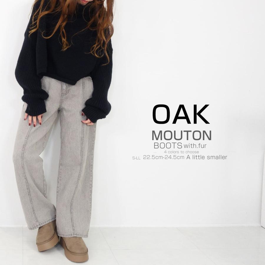 【30%OFFクーポン対象】ムートン 厚底 ショート ブーツ ムートンブーツ ショートブーツ レディース | Scramble | 15