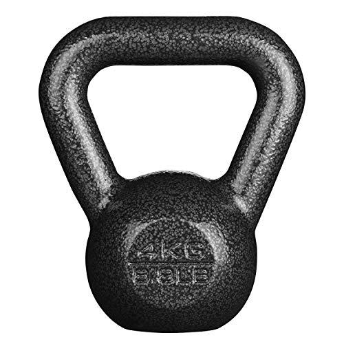 PROIRON ケトルベル 4kg 一体型鋳鉄 ジムや自宅に最適 3年