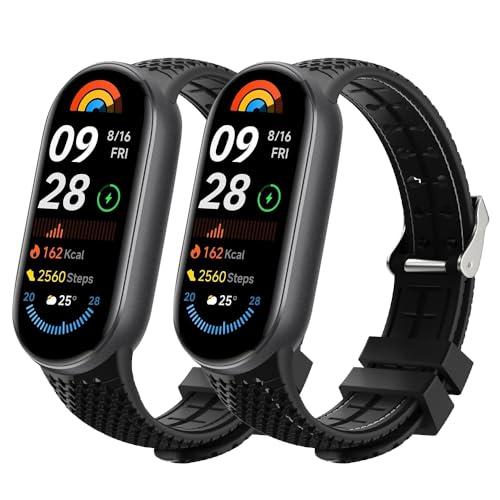 MoKo] XiaoMi Smartband 10 9 8 用ベルト 2個入り シャオミ スマート