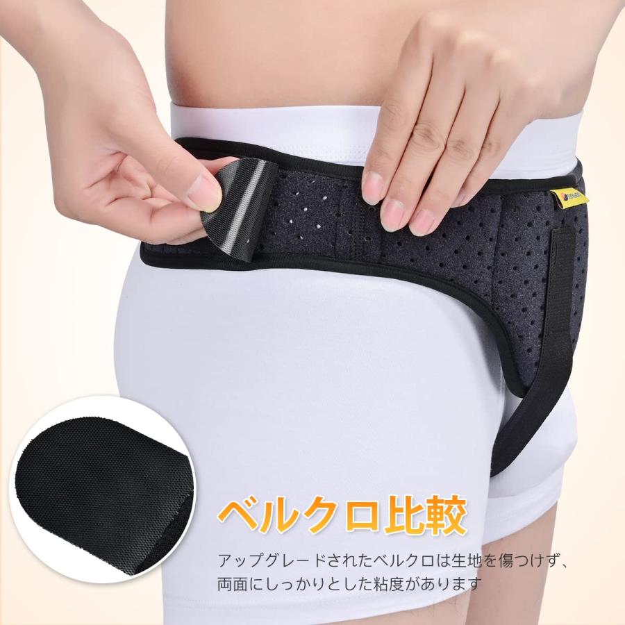 鼠径ヘルニアベルトトラス シングル 男女兼用 インギナルまたは