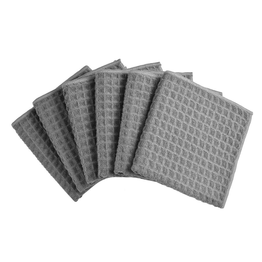 食器 拭きふきん 早速吸水 手拭きマイクロファイバークロス ぞうきん 6枚 ふきん 早速吸水 ぞうきん キッチン拭きマイクロファイバー布巾