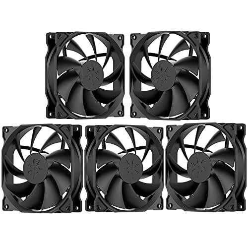upHere 120mm PCケースファン 静音タイプ 25mm厚 1200rpm 小3ピンと