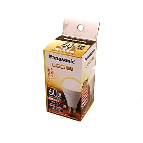 パナソニック ミニクリプトン型 LED電球 E17口金 電球60形相当 電球色
