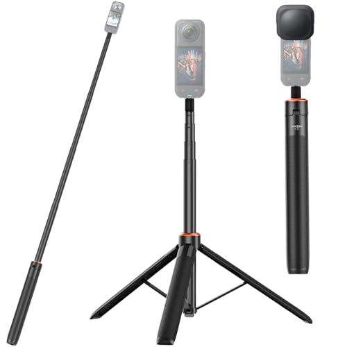Insta360 X5/X4用 136cm 自撮り棒 三脚 + レンズキャップ - Insta 360