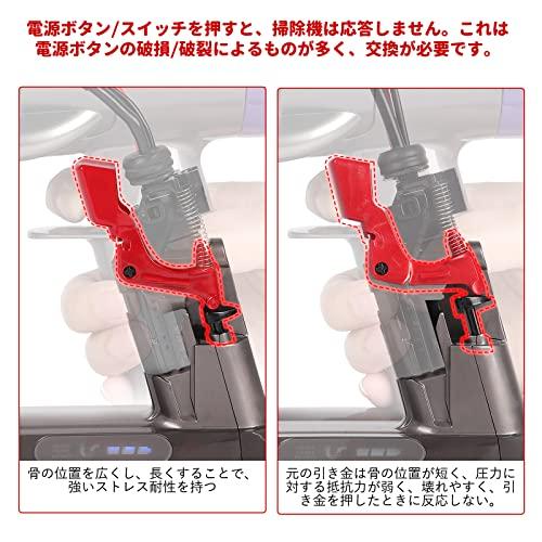 互換品】2個入りトリガー 改良強化型スイッチ用ダイソン V10 V11 SV12