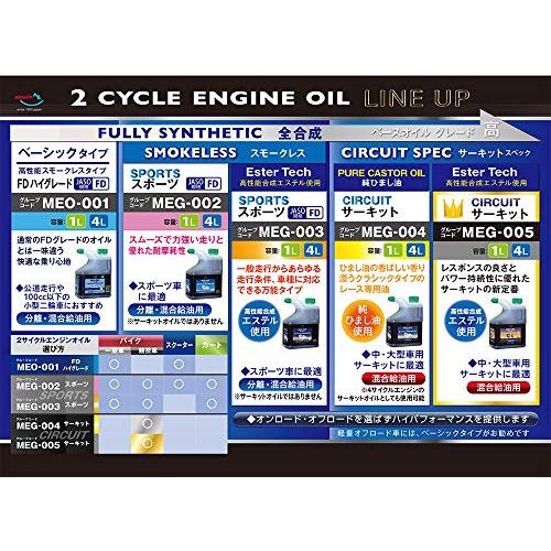AZ(エーゼット) 2サイクル エンジンオイル MEG-003 スポーツ