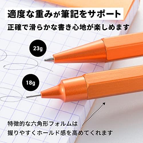 ロディア シャープペン スクリプト 0.5mm 六角形軸 アルミニウムボディ