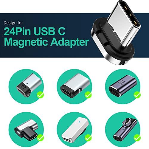 24ピン 磁気 USB C コネクタ チップ ヘッド (3個パック)、ほとんどの