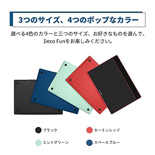 XPPen ペンタブ Deco Fun S 初心者 スマホ対応 充電不要ペン付 ペン