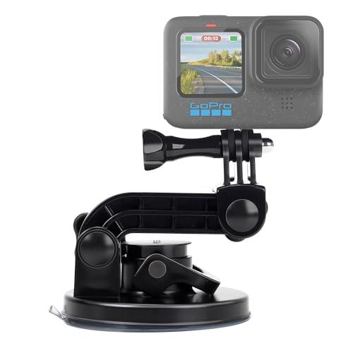 Suptig 吸盤マウント Gopro Hero 13/12/11/10/9/8/7/6/5/4/3+/2 Max 