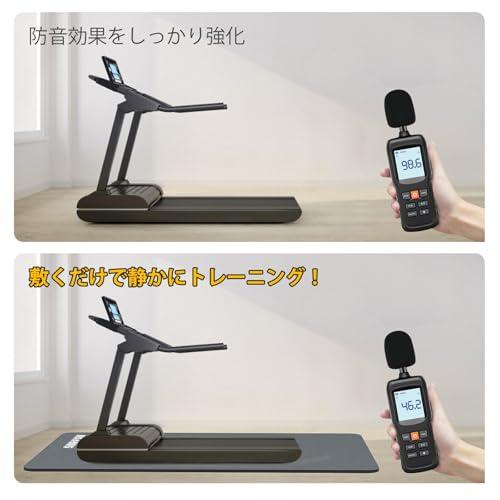 SURFOU エアロバイク マット 防音マット 防振 滑り止め トレーニング