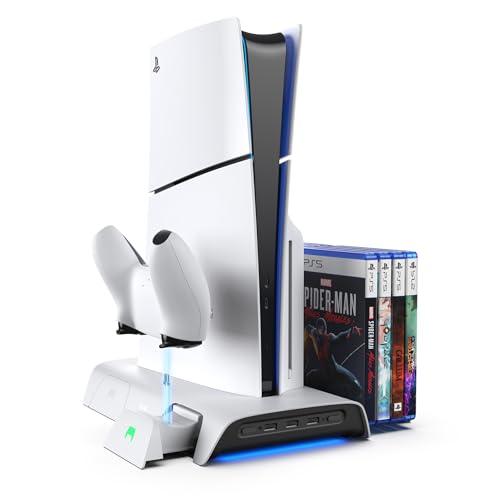 PS5 冷却スタンド 充実装備 PS5 用 冷却ファン 冷却 冷却スタンド スタンド 冷却ファン付き