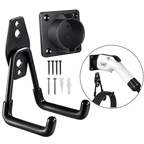EV充電 電気自動車充電器 ケーブルホルダー EVケーブル 収納 フック