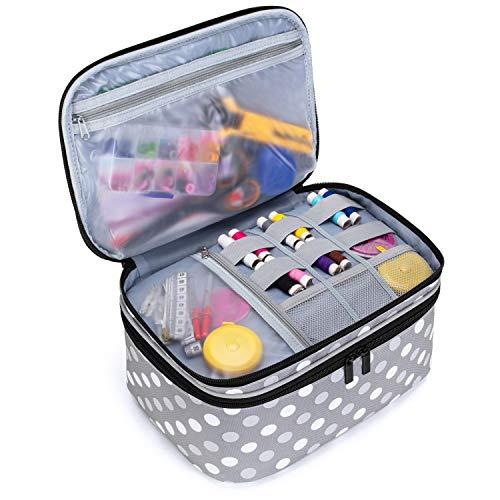 Luxja 裁縫バッグ 裁縫箱 大容量 ※バッグのみ 裁縫道具 収納