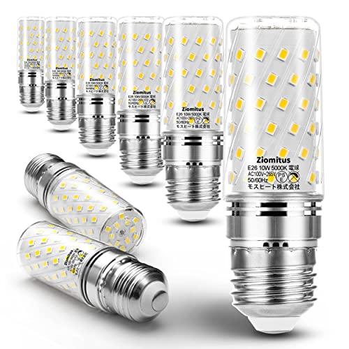 新型T形タイプ LED電球 E26口金 100W形相当 10W 昼白色相当 1250lm 全方向360°広配光 調光器非対応 風呂場 キッチン | 