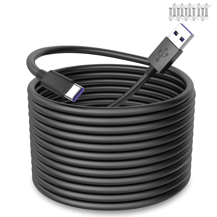 USB Type-Cケーブル 5M A to Cケーブル 防犯カメラ給電 対応Xiaomi Mi