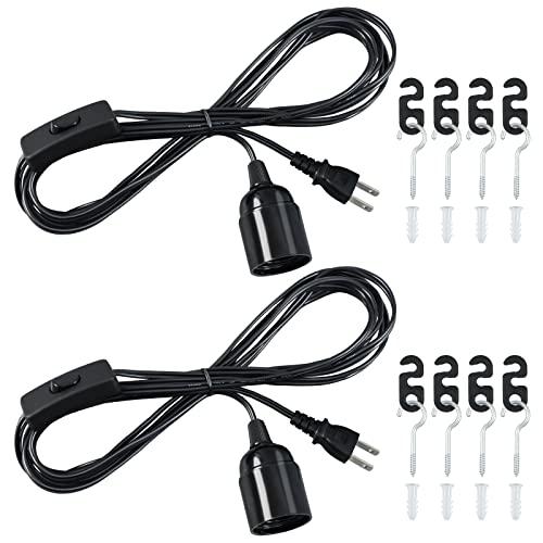 szbritelight 電球ソケット e26 4m コード付き ソケット コンセント