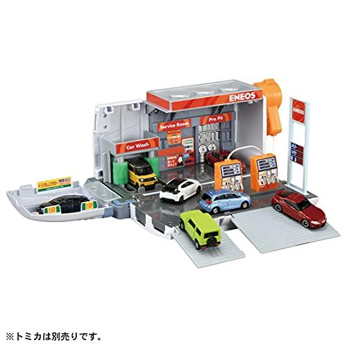 トミカタウン　ガソリンスタンド　エネオス　おもちゃ　玩具　TAKARATOMY Amazon.co.jp: タカラトミー ビルドシティ ガソリンスタンド