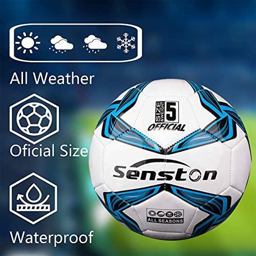 Senston サッカーボール 5号 サッカー 中学 一般 大学 高校用 練習球