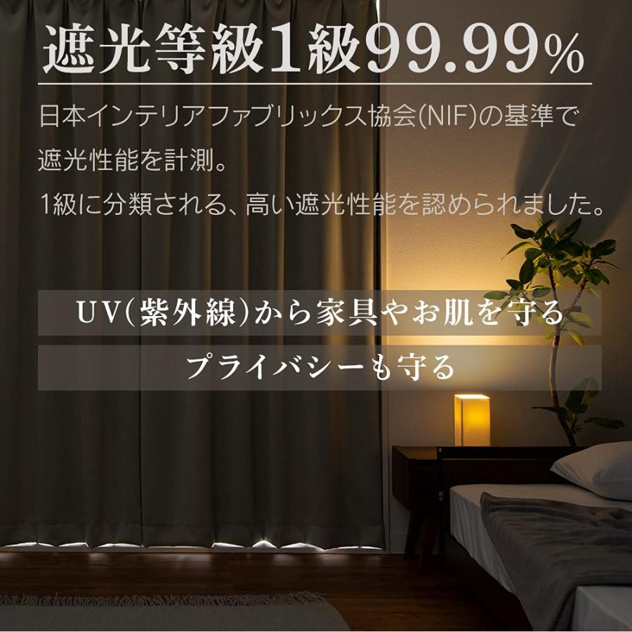 【人気商品】アイリスプラザ(IRIS PLAZA) 遮光度99.99%カーテン アイリスプラザ 遮光度99.99%カーテン 幅100×丈178cm 1級遮光 タッセル