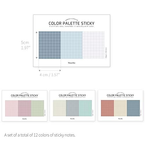 モノライク カラーパレット べとべと グリッド Color palette Sticky