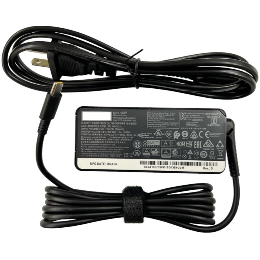 Lenovo ノートパソコン対応 45W USB-C/USB Type-C 電源 Lenovo ノートパソコン対応 45W USB-C/USB Type-C 電源