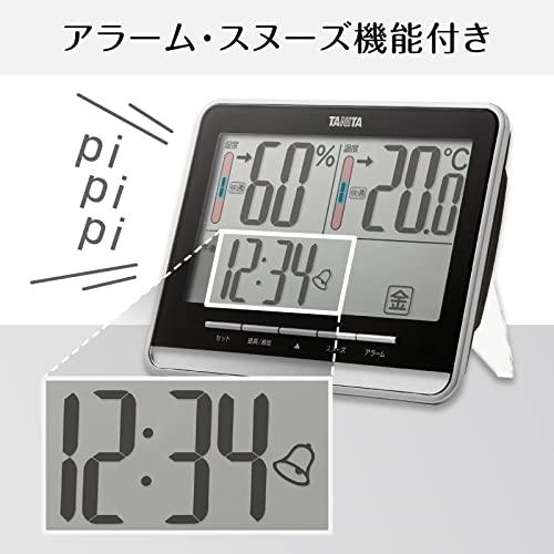 タニタ(Tanita) 時計 デジタル 大画面 ブラック 温度 湿度 快適レベp タニタ(Tanita) 時計 デジタル 大画面 ブラック 温度 湿度 快適レベル