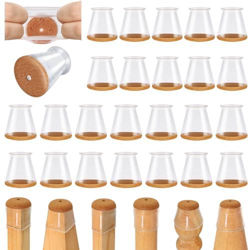 VIUME 椅子脚カバー 椅子あしキャップ シリコン クリアー 騒音 きず