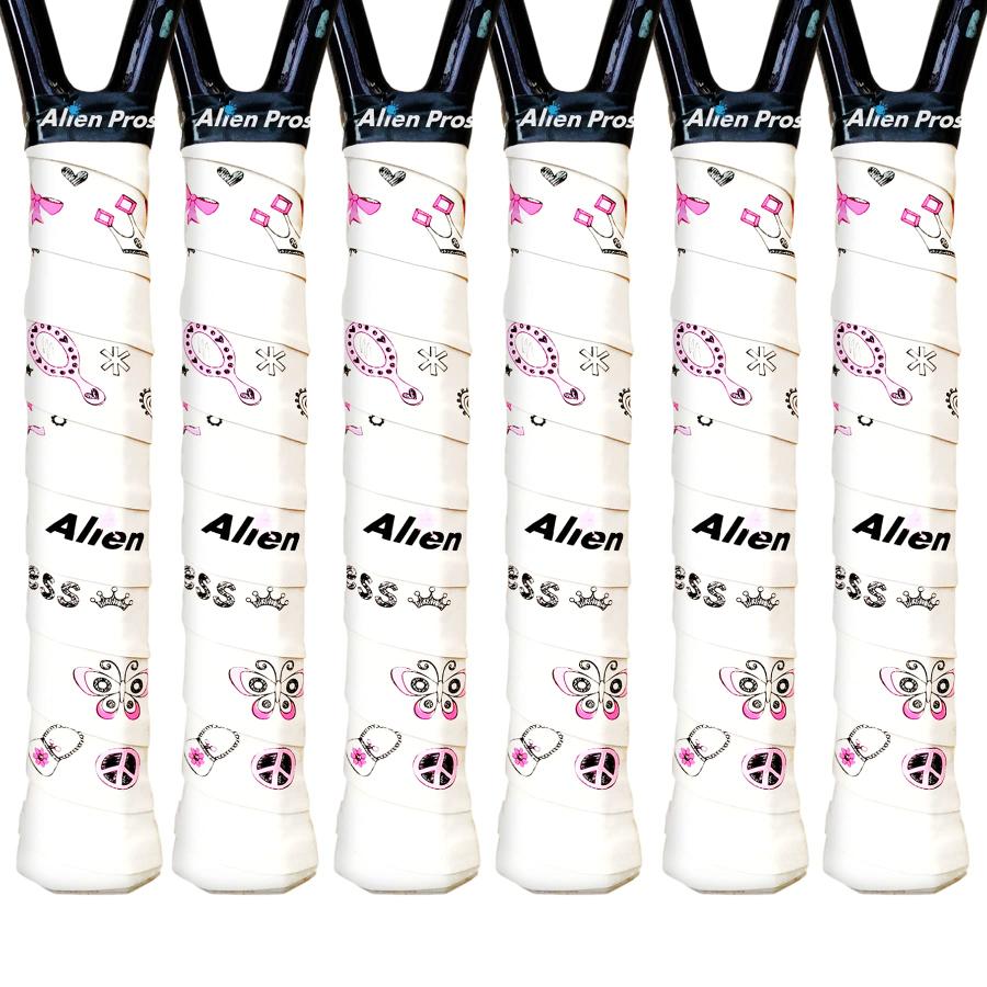 Alien Prosテニスラケットグリップテープ（6グリップ）-カット済みの