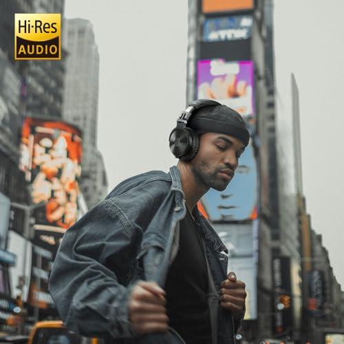 OneOdio Pro C ワイヤレスヘッドホン 最大110時間駆動 重低音強化