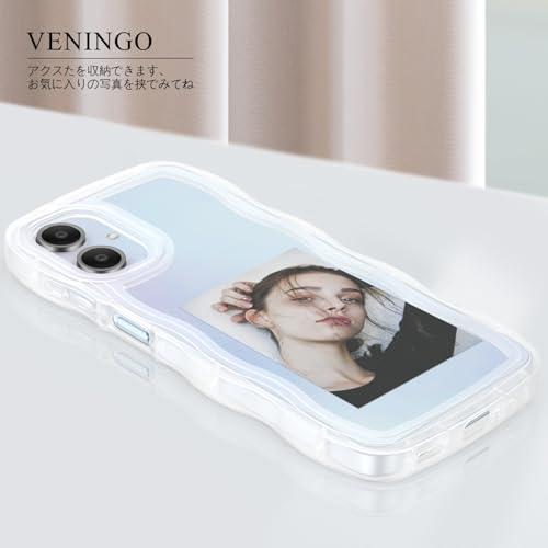 VENINGO Galaxy a25 5G ケース ギャラクシーa25 ウェーブ 半透明