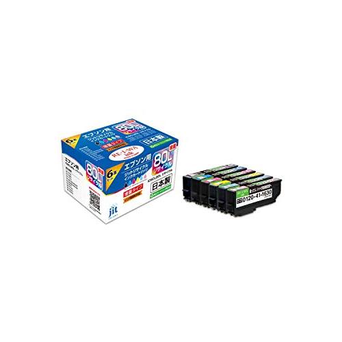 ジット エプソン(Epson) IC6CL80L 対応 増量 リサイクルインク