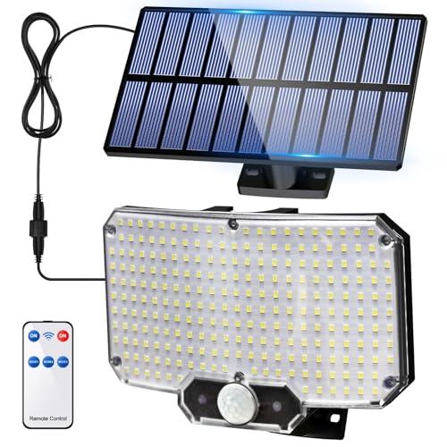 4個セット ソーラーセンサーライト 屋外 234LED リモコン付き 分離型5M TommyBear センサーライト 屋外 ソーラー （234LED リモコン付き