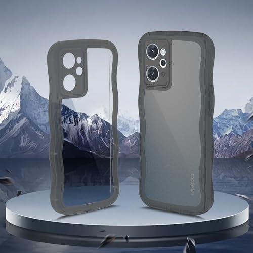 HILEGENER OPPO Reno 9A/7A かわいい ケース うねうね レンズ保護 耐