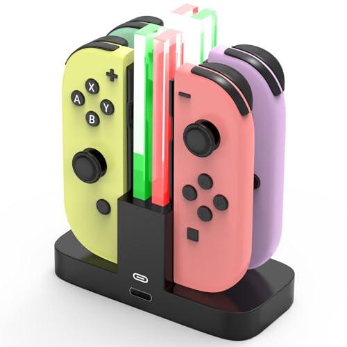 ジョイコン 充電 スタンド Switch用 Diyife 4 in 1 ジョイコン用 充電