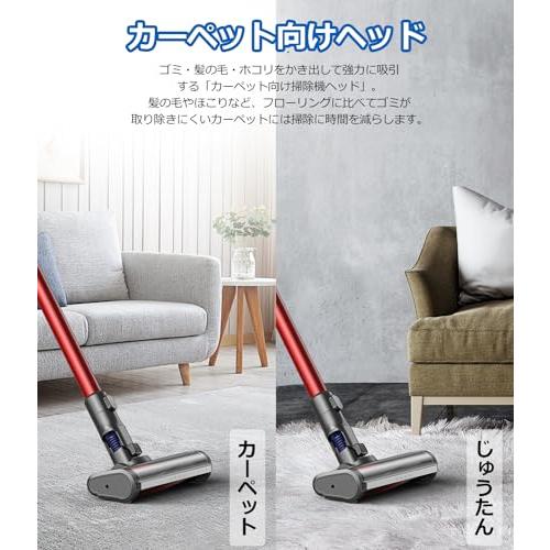 dyson V6 ソフトローラークリーナーヘッド　布団ツール、延長、ソフトブラシ ダイソン 掃除機用パーツ V6 DC59 DC62 SV03 ソフトローラー