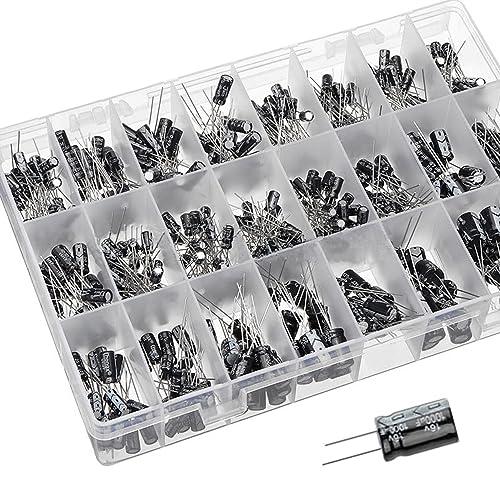 Singertop 電解コンデンサ アルミ電解コンデンサー 24種類 500pcs 電子