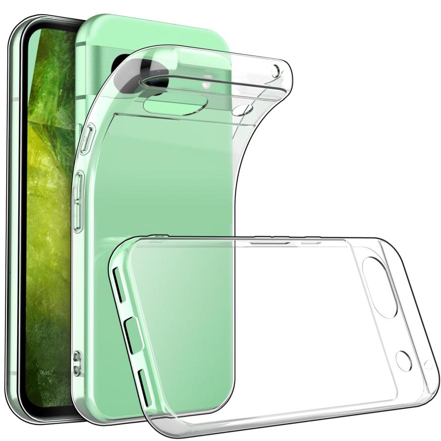 Google Pixel 8A ケース クリア 透明 シリコン グーグル ピクセル8A