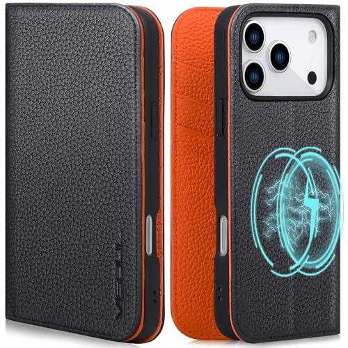 VISOUL iPhone 17 Pro 対応 ケース 手帳型 本革 アイフォン17 プロ