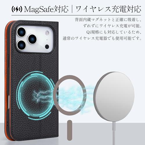 VISOUL iPhone 17 Pro 対応 ケース 手帳型 本革 アイフォン17 プロ