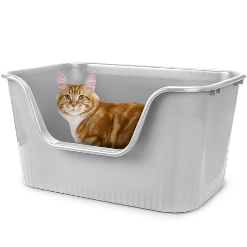 超大型猫用トイレ オープンタイプ 大きい猫 多猫 本体 簡単掃除 清潔