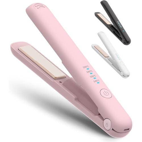 ヘアアイロン コードレス 2WAY カール/ストレート 充電式ヘアアイロン